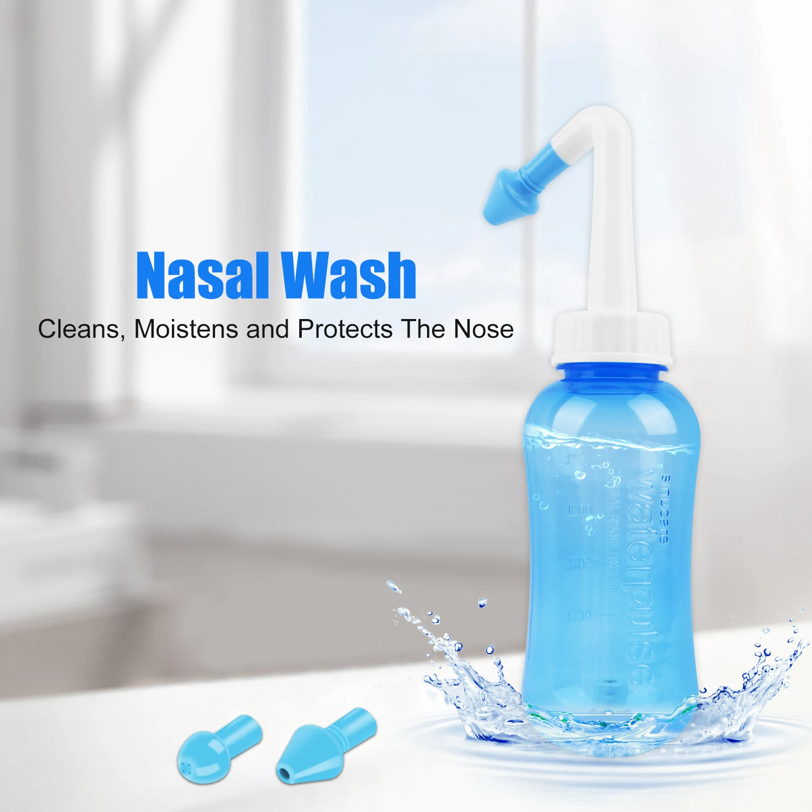 300/500ML Nose Wash Cleaner Na - огляд і ціна Neti Pot Nasal Rinse