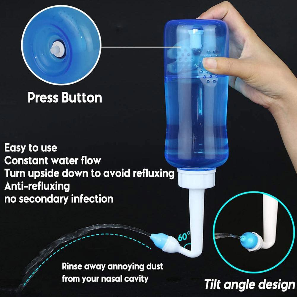 300ML Nose Wash Cleaner Nasal  - огляд і ціна Neti Pot Nasal Rinse