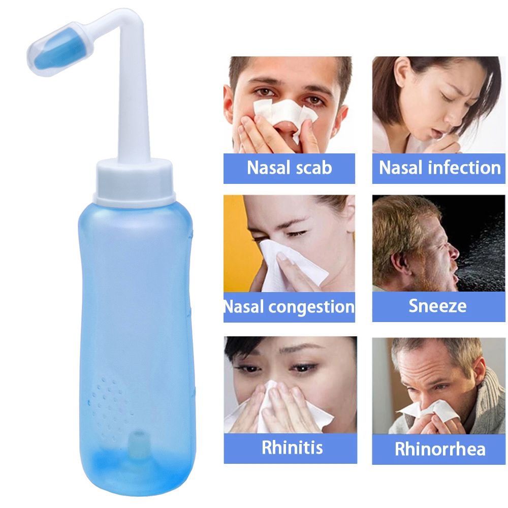 Nose Wash Cleaner Bottle 300ml - огляд і ціна Neti Pot Nasal Rinse