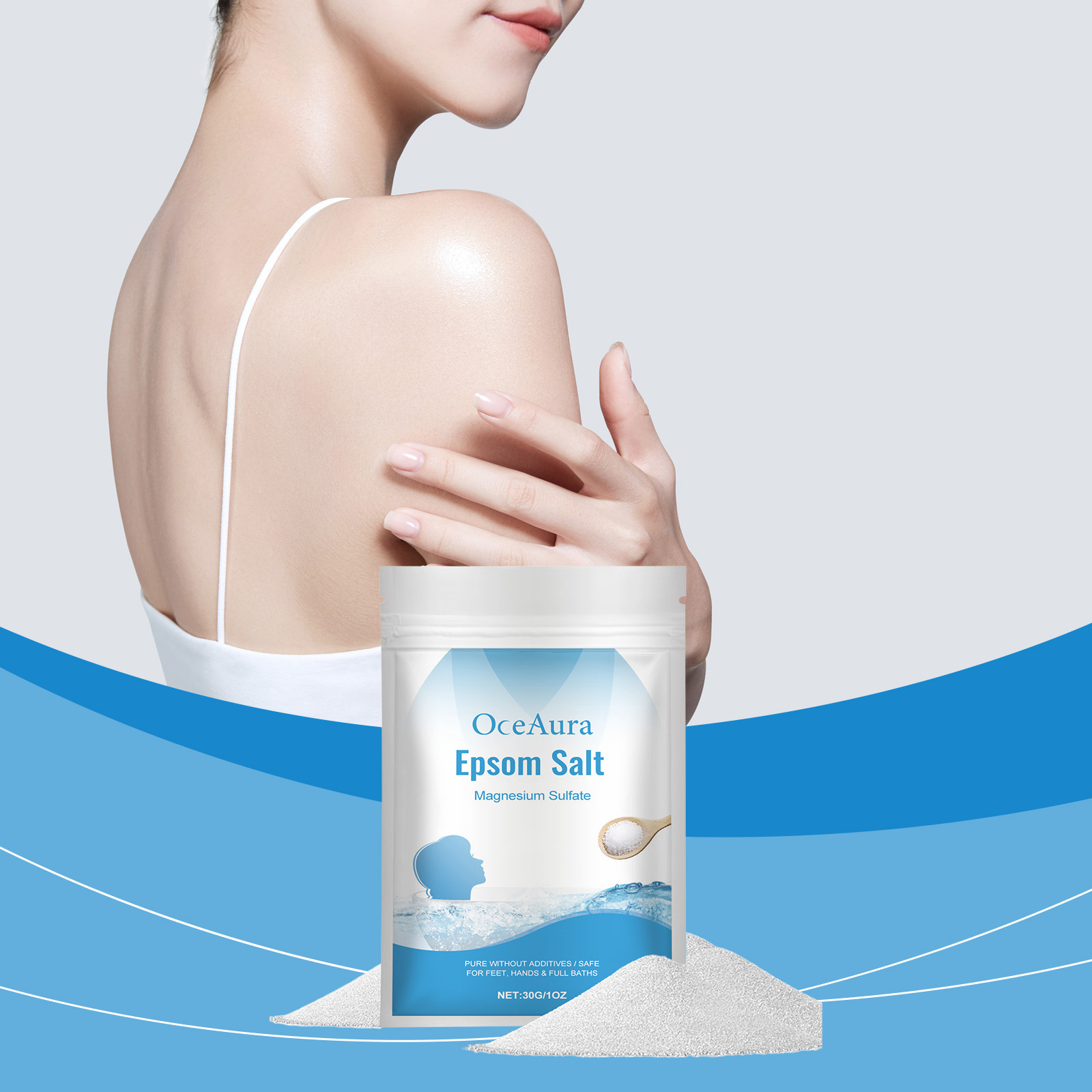 Epsom Salt Magnesium Sulfate M - огляд і ціна Bath Salts Magnesium
