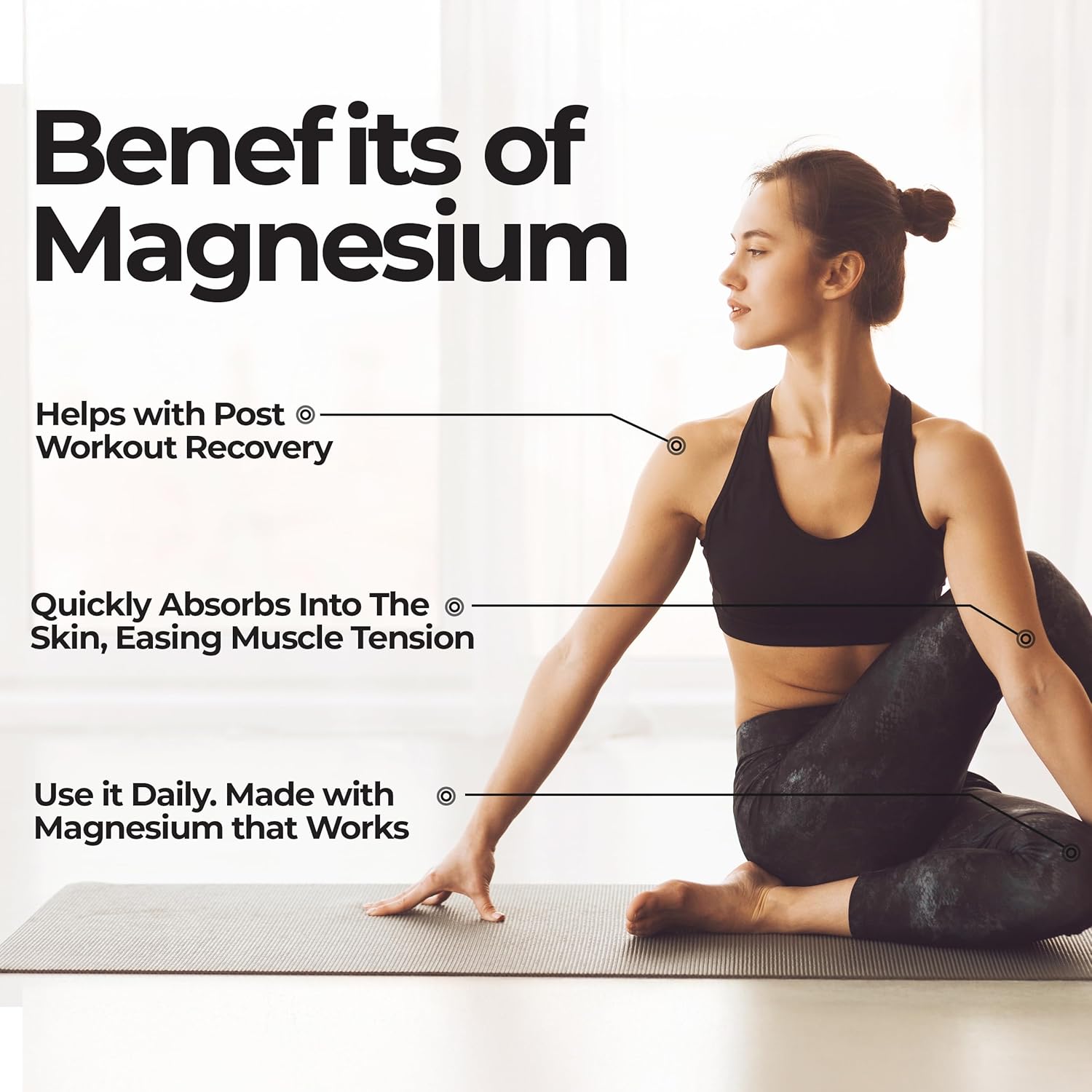 Pure Magnesium Oil Spray - USP - огляд і ціна Bath Salts Magnesium
