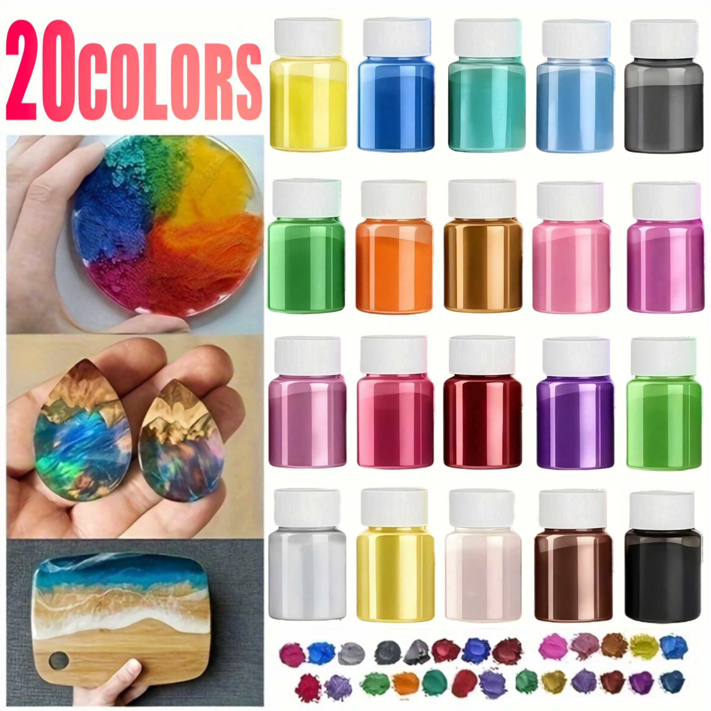 20 Colors 20ml Pack Epoxy Resi - огляд і ціна Bath Salts Magnesium